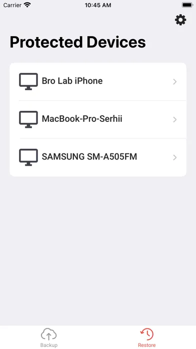 TrustBox Backup Screenshots