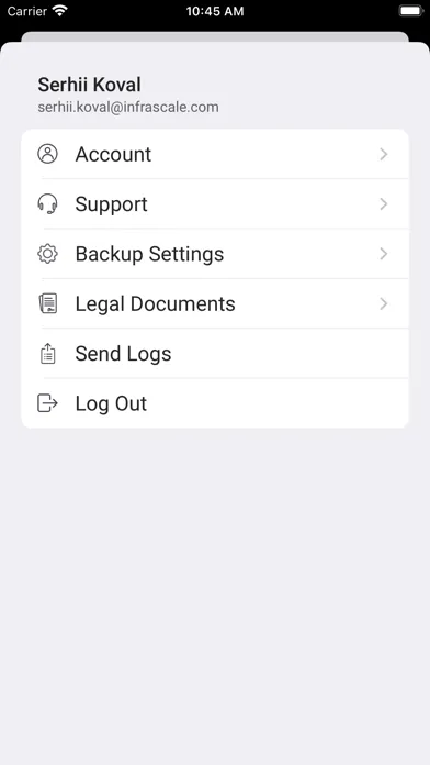 TrustBox Backup Screenshots