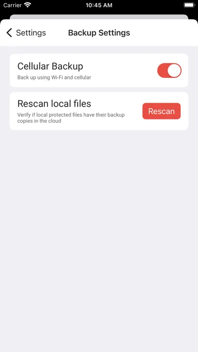 TrustBox Backup Screenshots