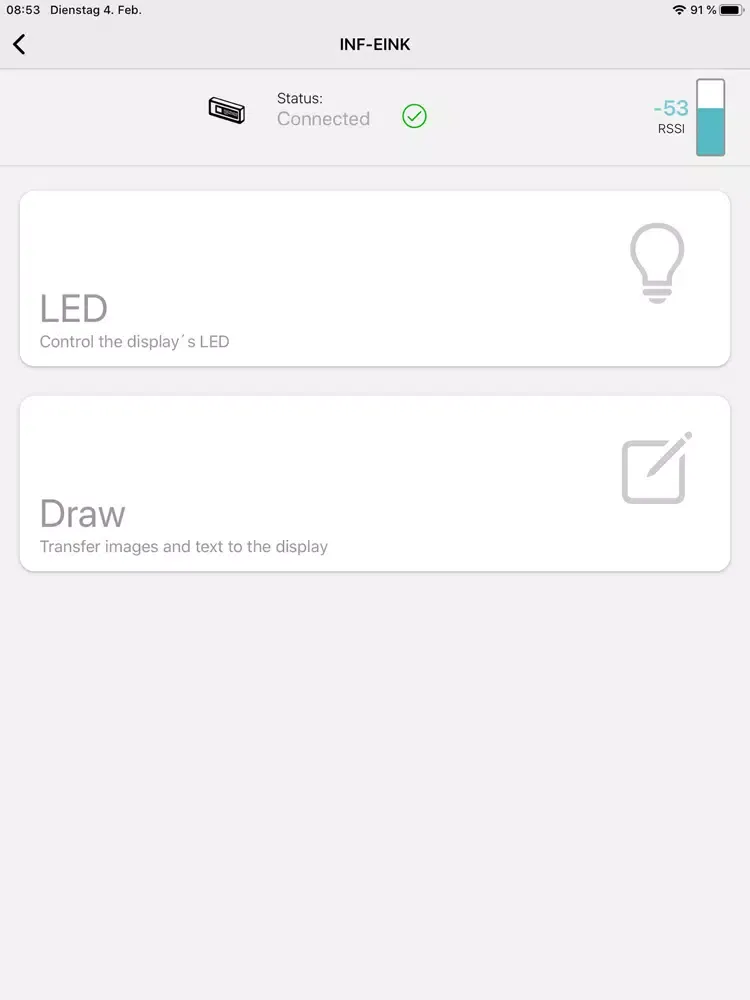 infsoft E-Ink Writer iPad  স্ক্রিনশট