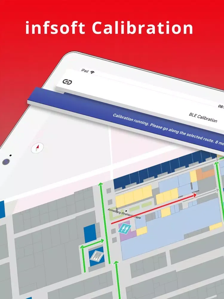infsoft BLE Calibration iPad 應用截圖
