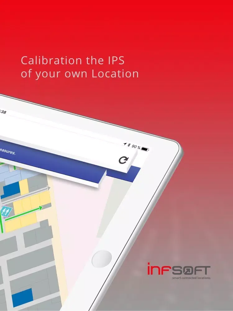 infsoft BLE Calibration iPad 應用截圖