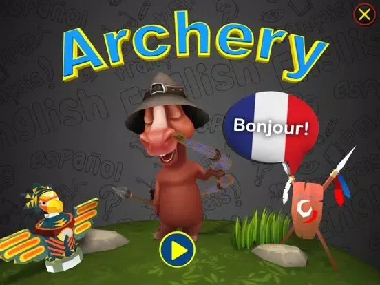 Скриншоты Archery French Vocab Game iPad 