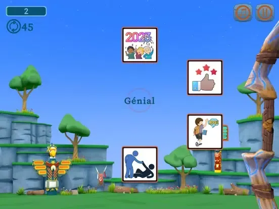 Скриншоты Archery French Vocab Game iPad 