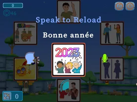 Скриншоты Archery French Vocab Game iPad 