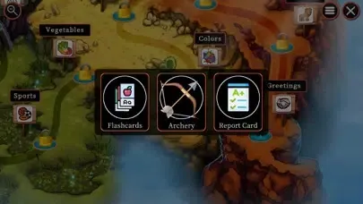 Скриншоты Archery French Vocab Game