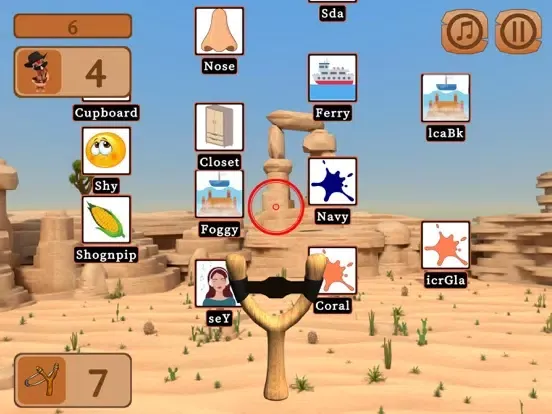 Slingshot ESL Words Simulator iPad  স্ক্রিনশট