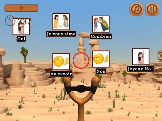 صور Slingshot French Vocab Game iPad 