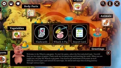 Скриншоты Whack A Pig French Vocab Game