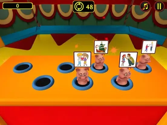 Whack a pig German Vocab Game iPad  स्क्रीनशॉट