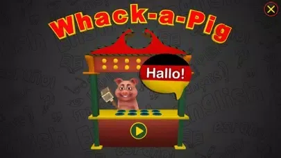 Whack a pig German Vocab Game स्क्रीनशॉट