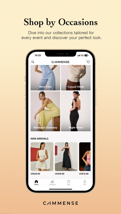 Screenshot di Commense - Latest Trends Shop