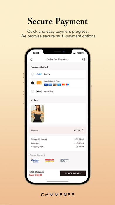 Screenshot di Commense - Latest Trends Shop
