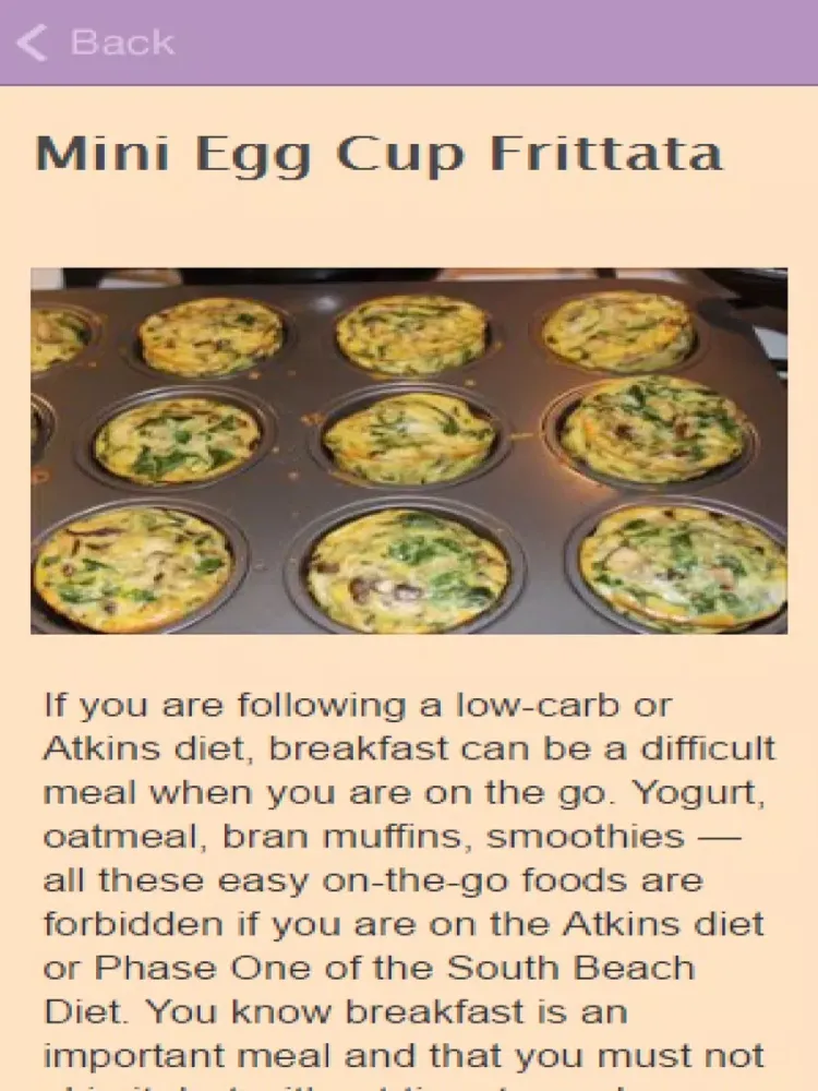 Atkins Diet Recipes. iPad  Ekran Görüntüleri