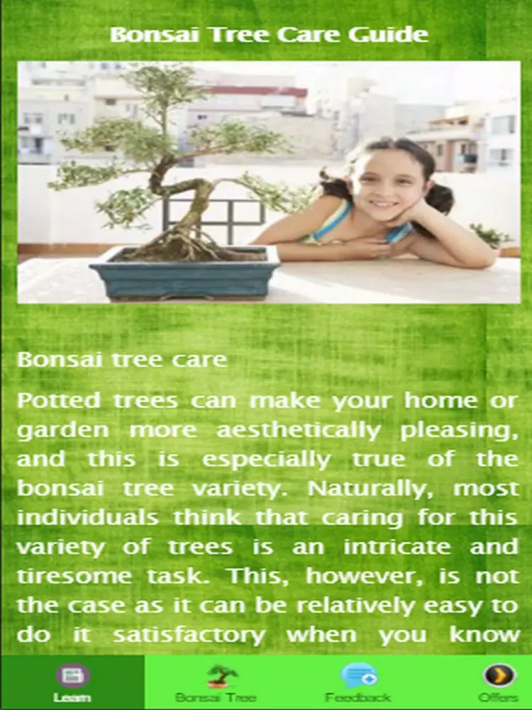 Captures d'écran de Bonsai Tree Care Guide iPad 