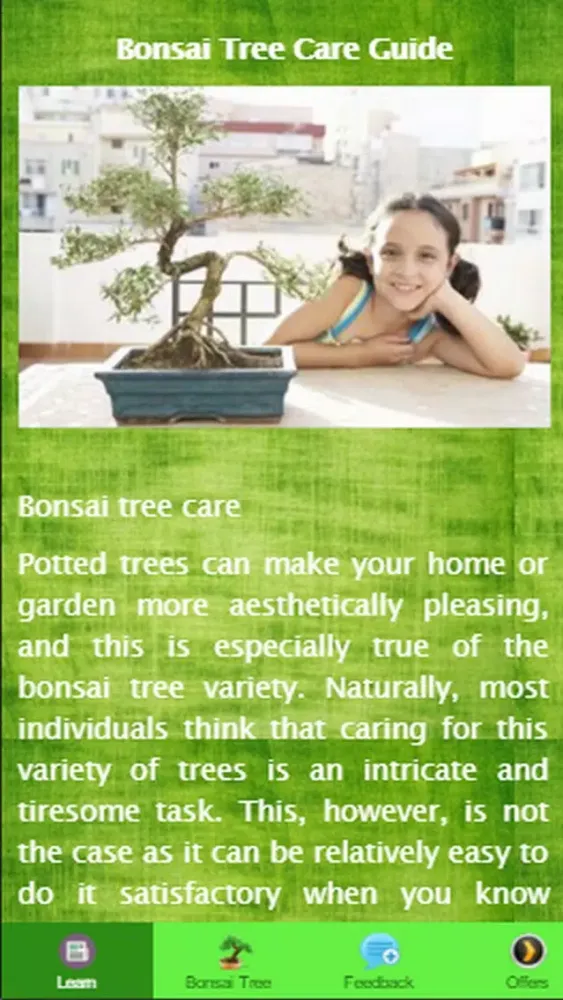 Captures d'écran de Bonsai Tree Care Guide