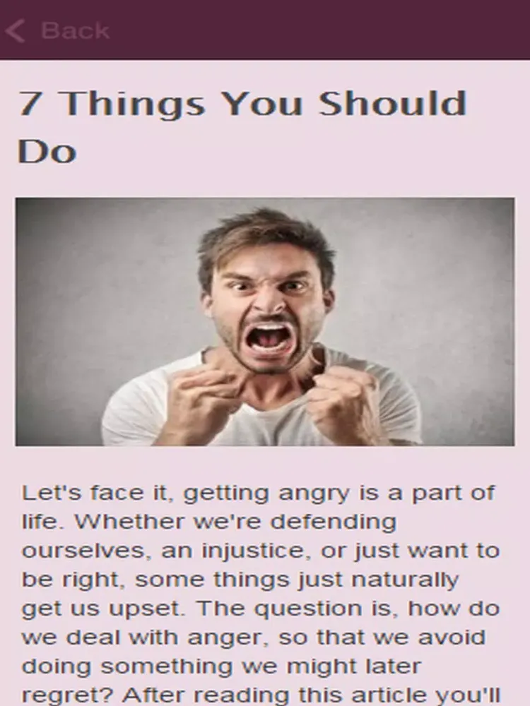 Tangkapan skrin How To Deal With Anger iPad 