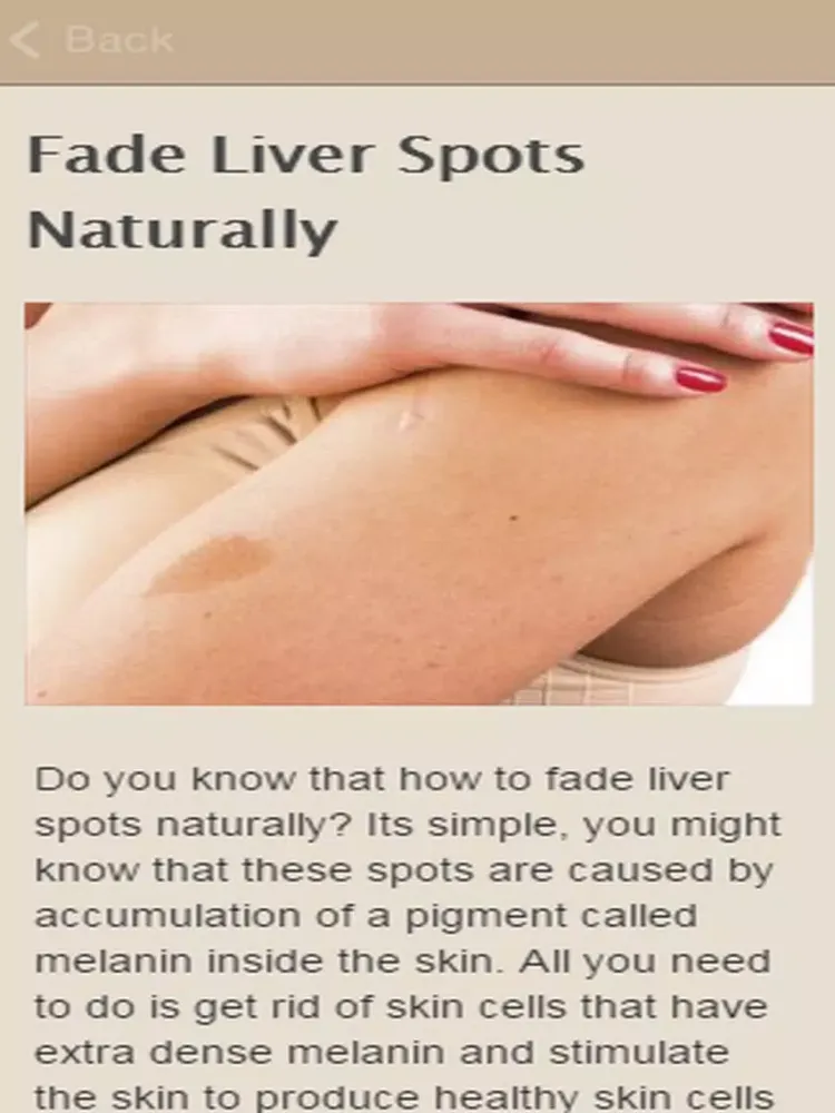 Tangkapan skrin How To Remove Liver Spots iPad 