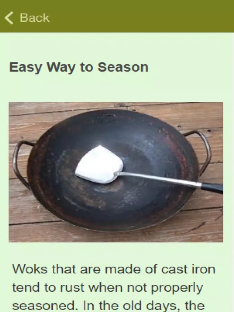 Zrzuty ekranu How To Season A Wok iPad 