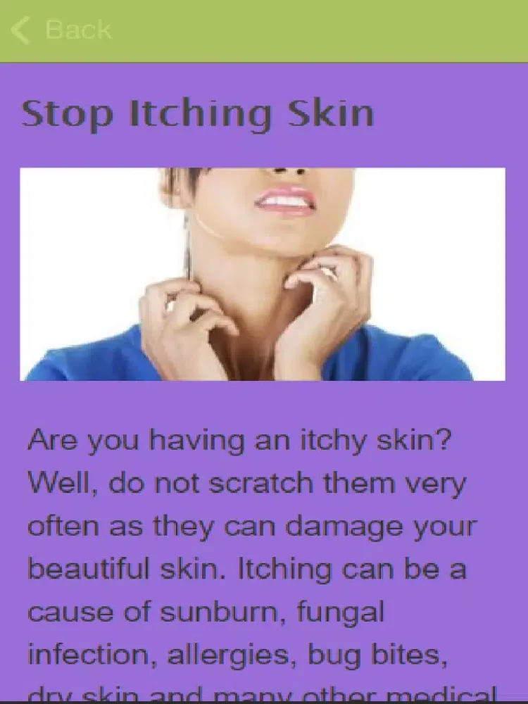 How To Stop Itching iPad 应用截图