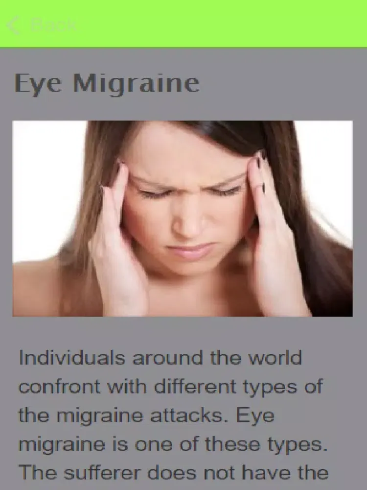 How To Treat A Migraine iPad 应用截图