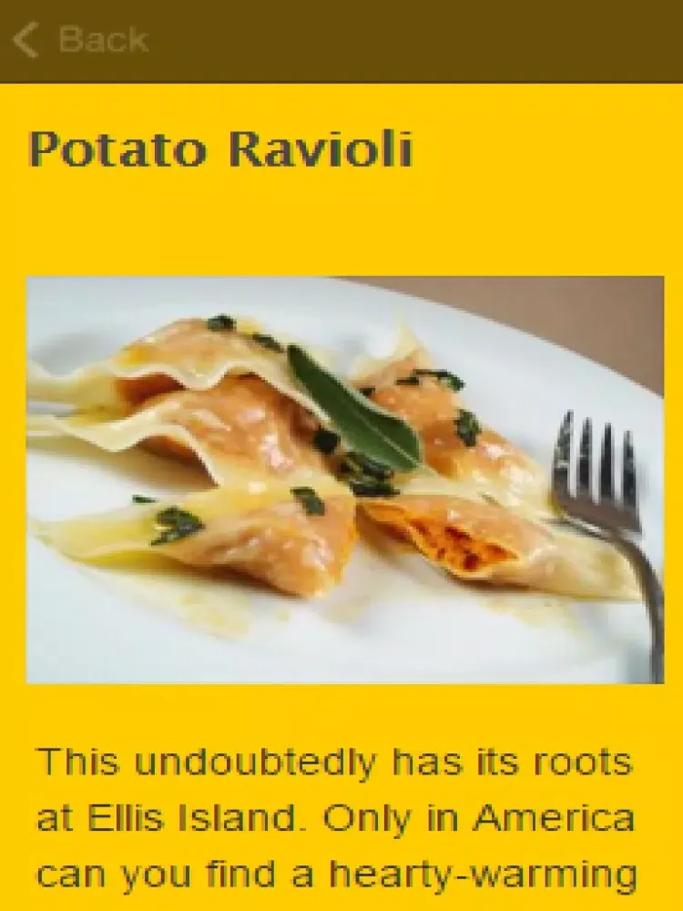 Ravioli Recipes iPad  سکرین شاٹس