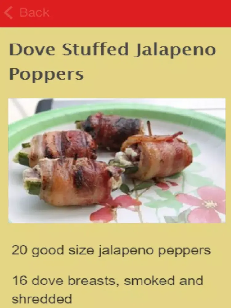 Stuffed Pepper Recipes iPad  Screenshots
