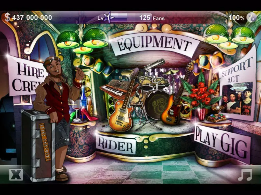 Tangkapan layar Indie Music Manager iPad 