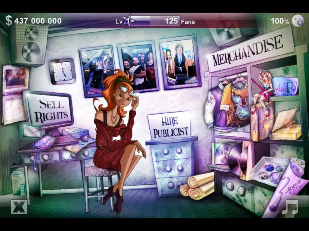 Tangkapan layar Indie Music Manager iPad 