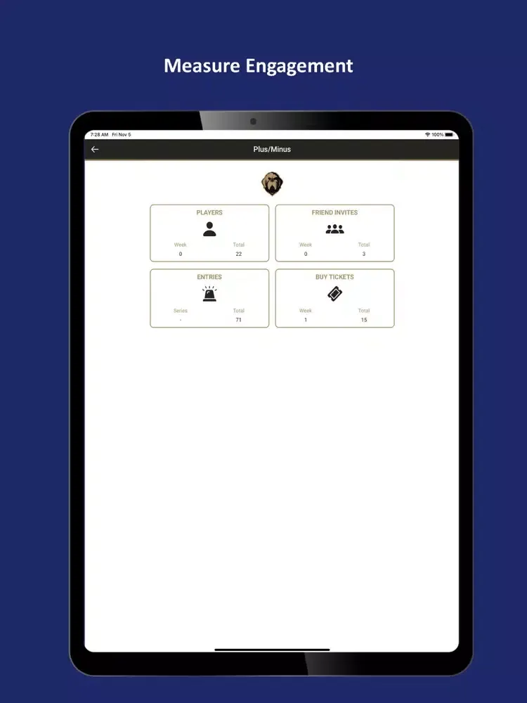 Plus/Minus Admin iPad  Screenshots