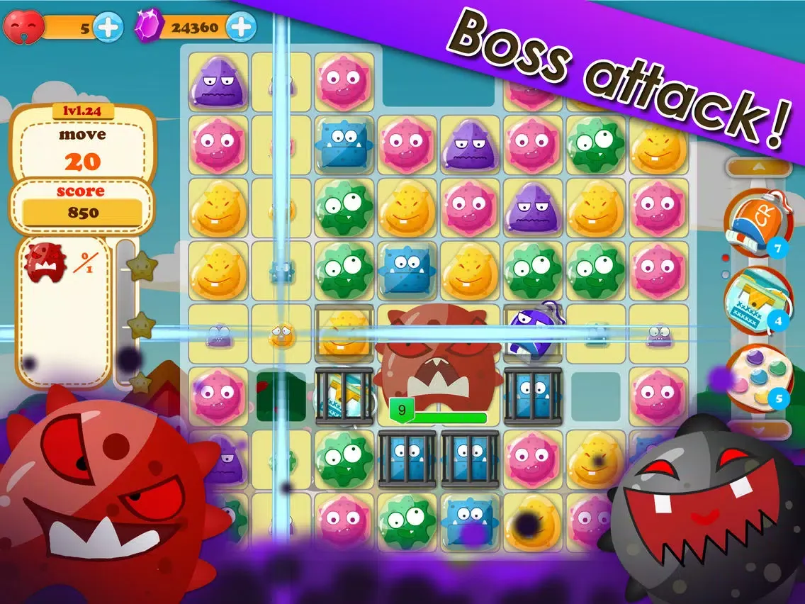 Cavity Rush iPad  Screenshots