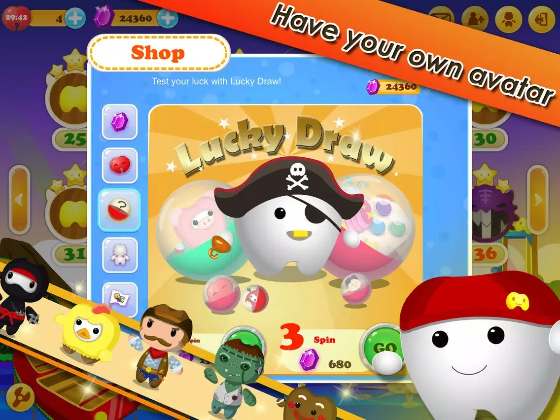 Cavity Rush iPad  Screenshots