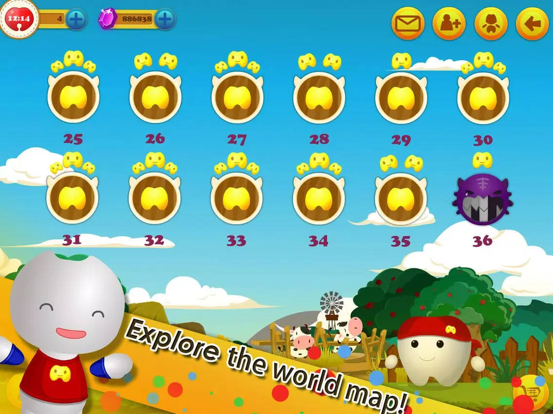 Cavity Rush iPad  Screenshots