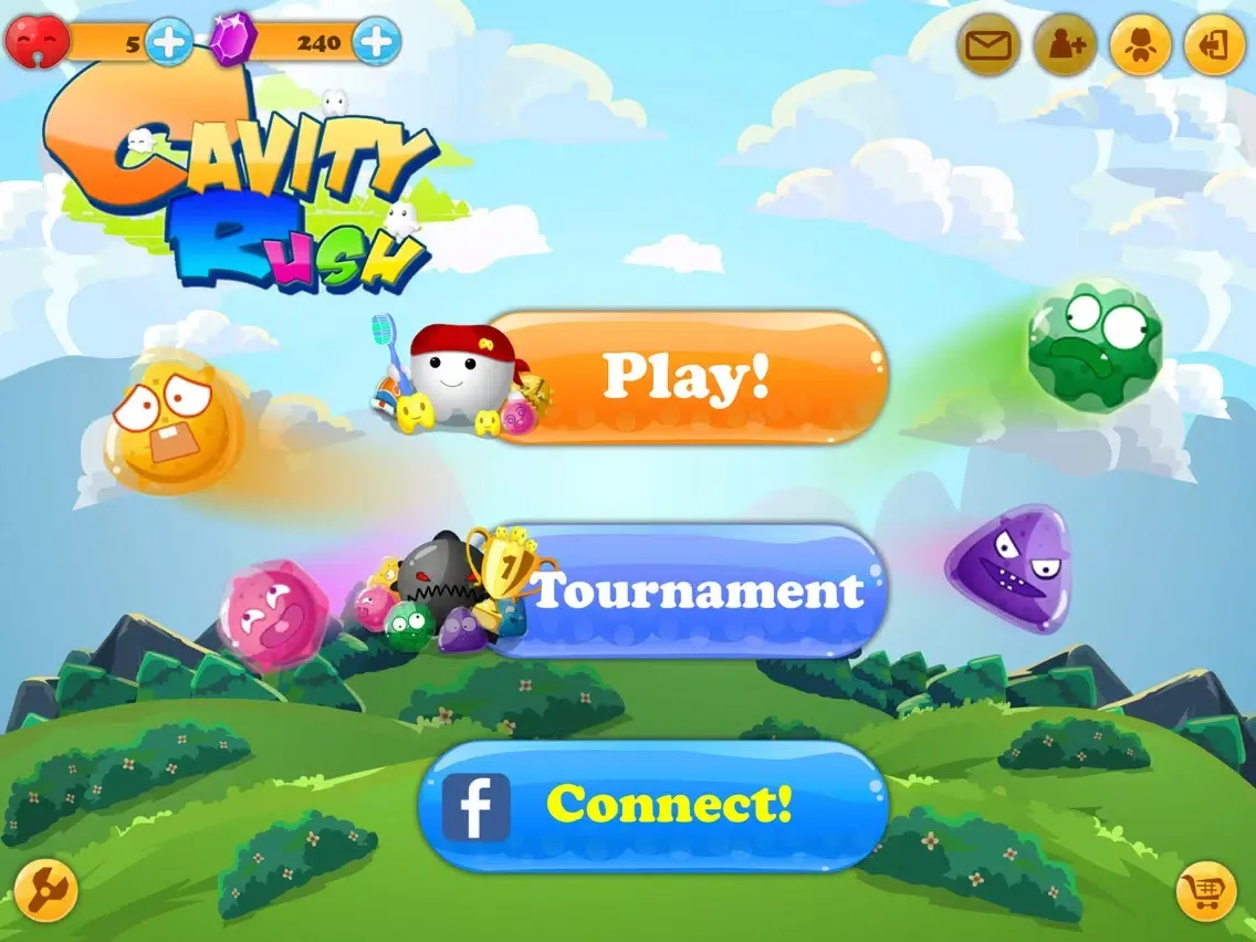 Cavity Rush iPad  Screenshots