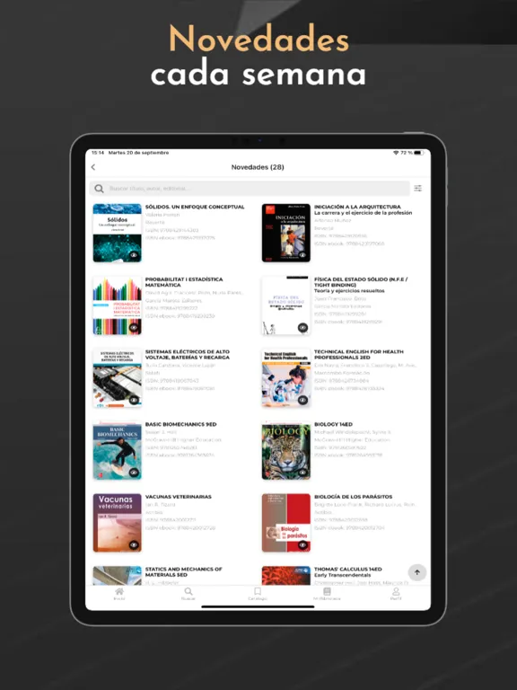 Ingebook - Libros en Streaming iPad  Screenshots