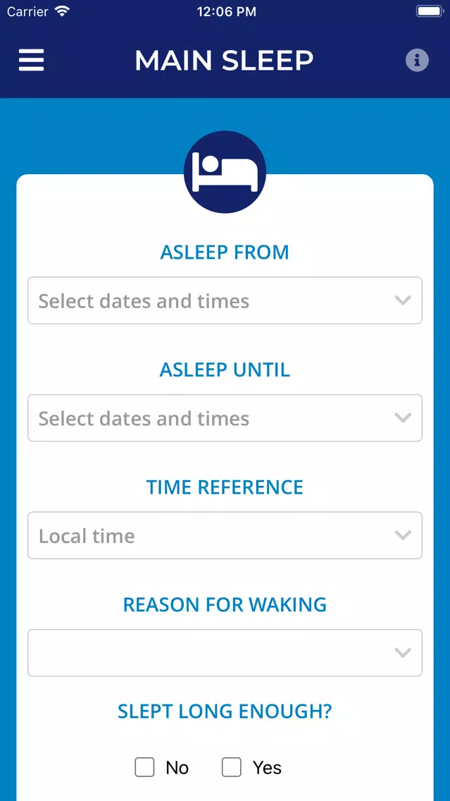 FRMSc data collection app スクリーンショット