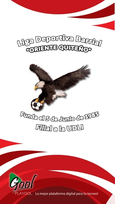 Capturas de tela do Liga Oriente Quiteño