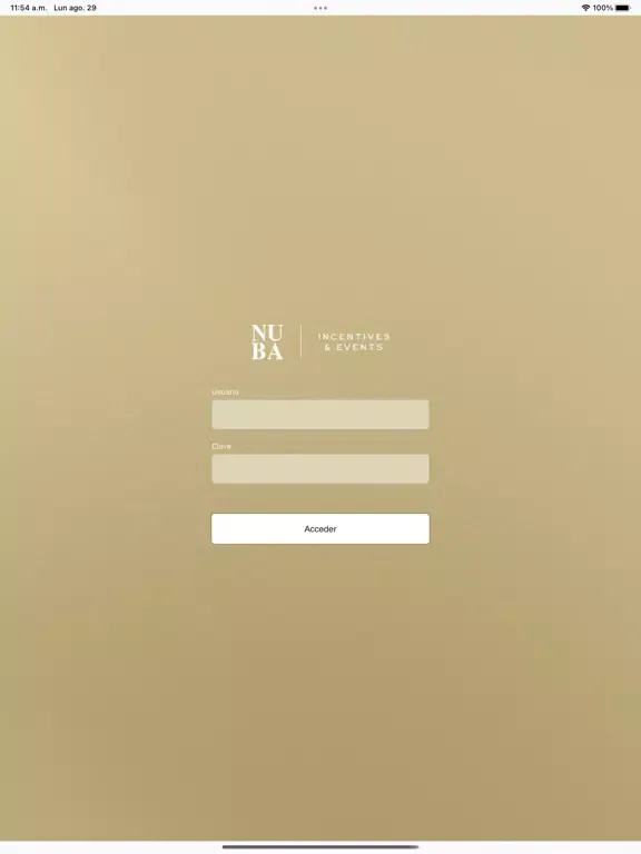 NUBA Incentives & Events iPad 應用截圖