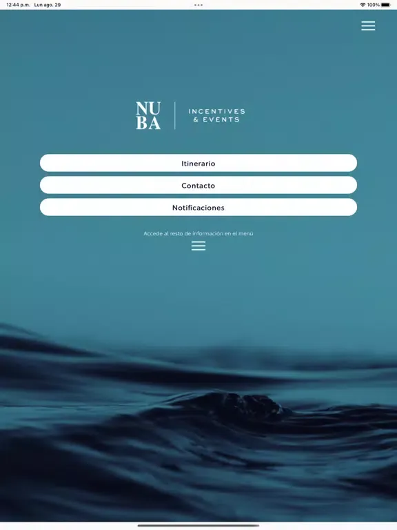 NUBA Incentives & Events iPad 應用截圖