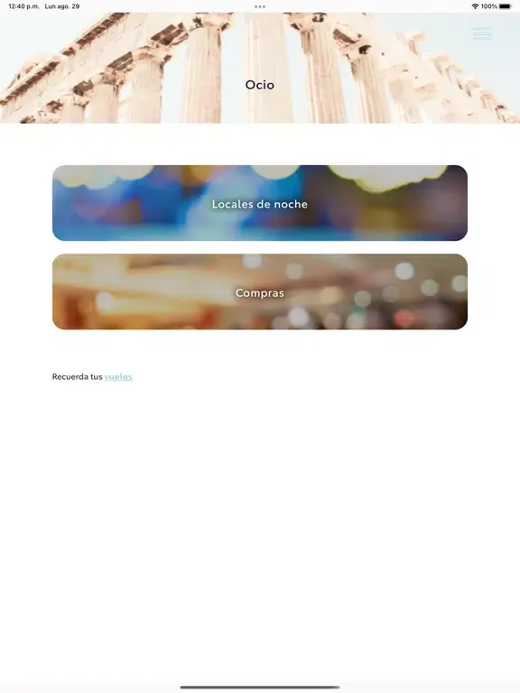 NUBA Incentives & Events iPad 應用截圖