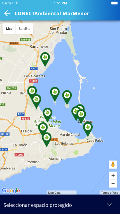 Capturas de pantalla de CONECTAmbiental Mar Menor