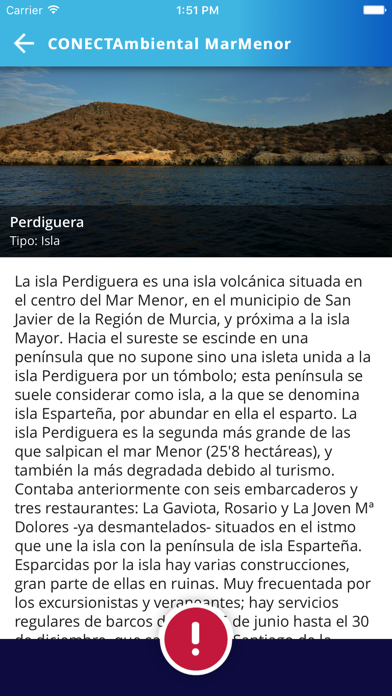 Capturas de pantalla de CONECTAmbiental Mar Menor