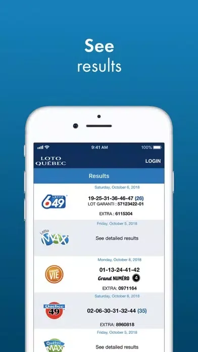 Скриншоты Loto-Québec Lotteries