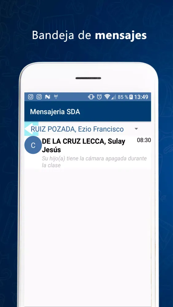 Ảnh chụp màn hình của SDA Instant Messaging - Santo
