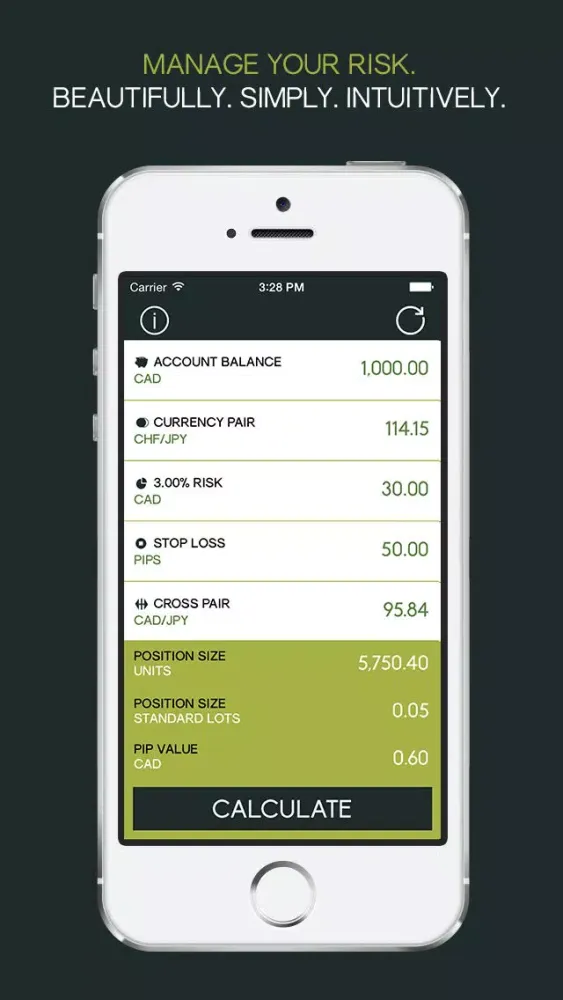 Forex Trade Calculator - A Position Size & Pip Value Trading Tool For The FX Day Trader Screenshots