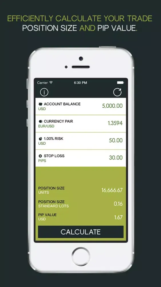 Forex Trade Calculator - A Position Size & Pip Value Trading Tool For The FX Day Trader Screenshots