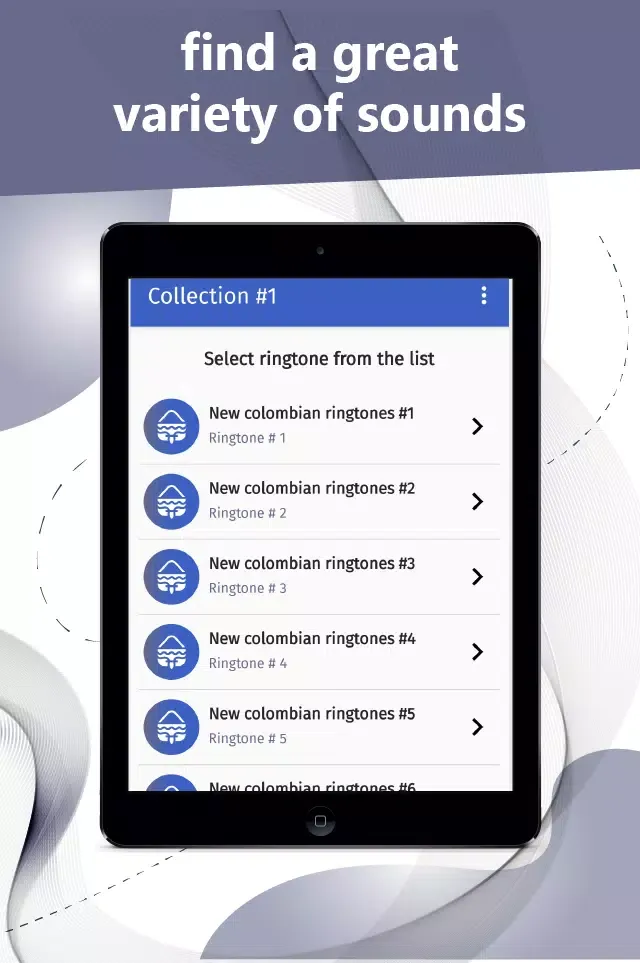 Colombia ringtone. Screenshots