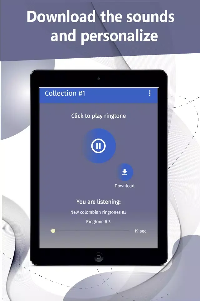 Colombia ringtone. Screenshots
