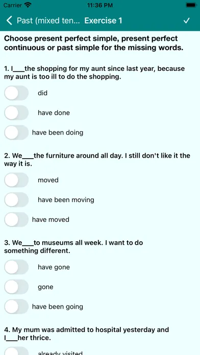 English Exercises Compilation应用截图