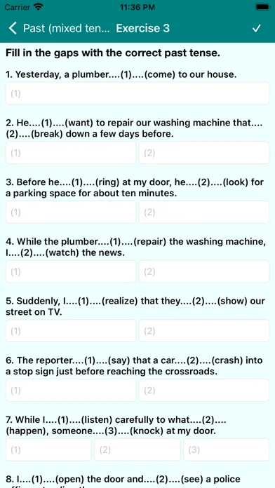 English Exercises Compilation应用截图